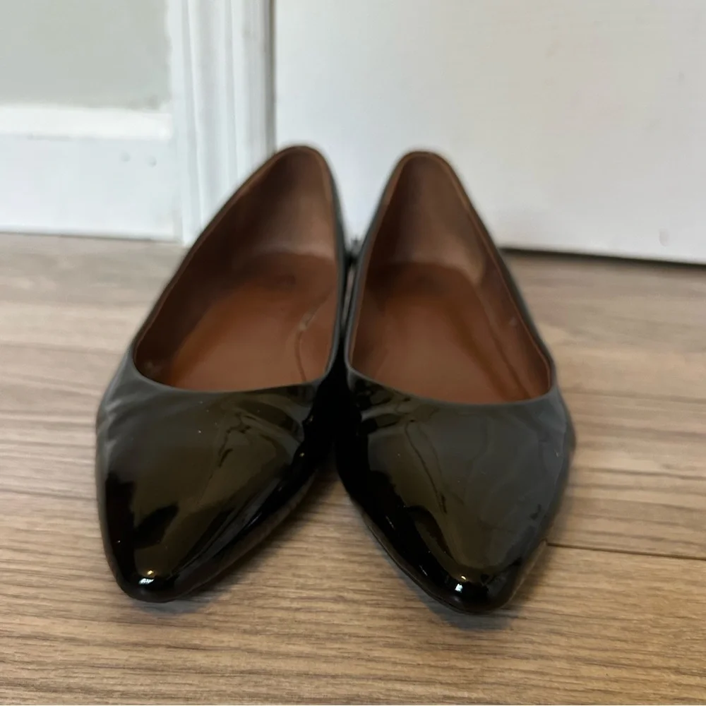 Aquatalia Penina Pump in Black Patent Leather